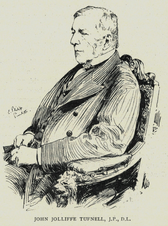 John Jolliffe Tufnell 1805 to 1894 Landowner Essex Review 1894 Copyright: Essex Review 1894