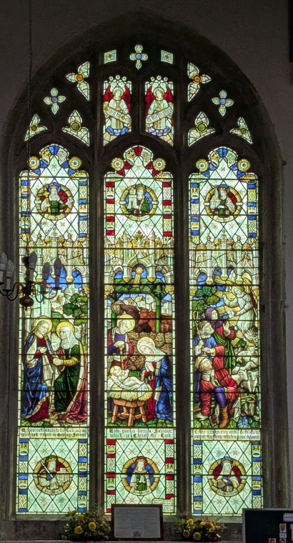 Bocking Church Stained Glass Three Light Window 7 October 2025 Copyright: William George