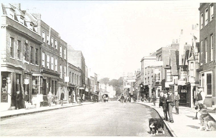 Witham High Street about 1900 Copyright: Image
