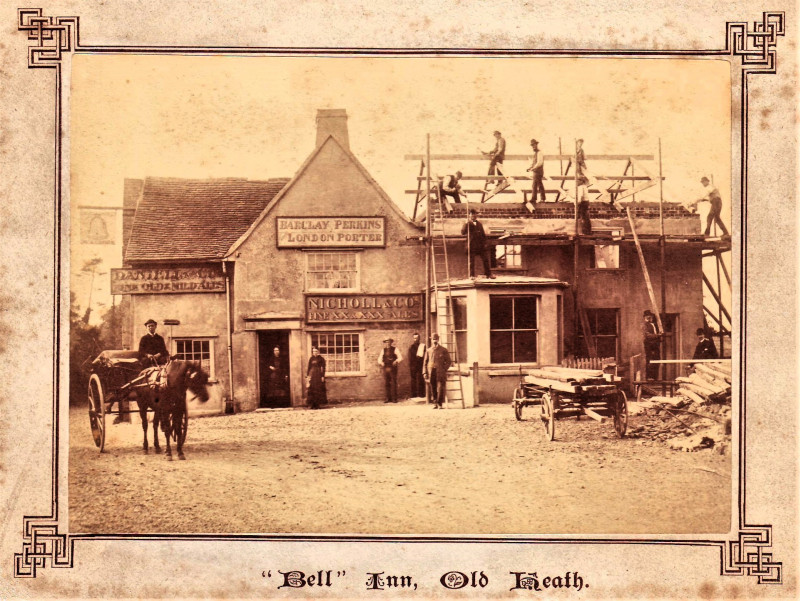 Bell Inn Old Heath Colchester 1884 Earthquake Photograph Copyright: William George