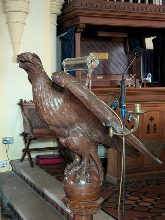 Matching Church Lectern 9th August 2025 Copyright: William George