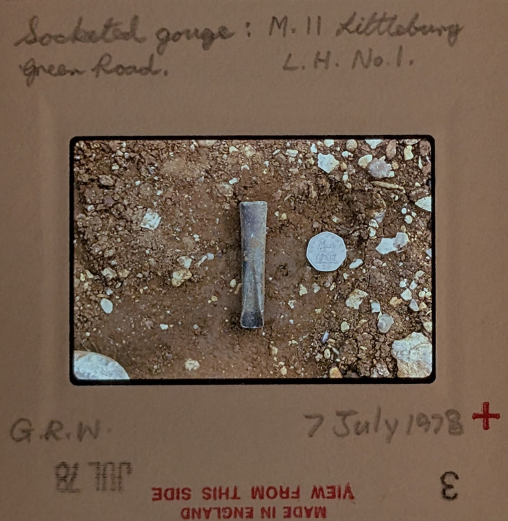 Littlebury Late Bronze Age Hoard M11 9 July 1978 slide 3 Copyright: Graham R Ward Archive 