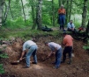 section through glacial gravel 