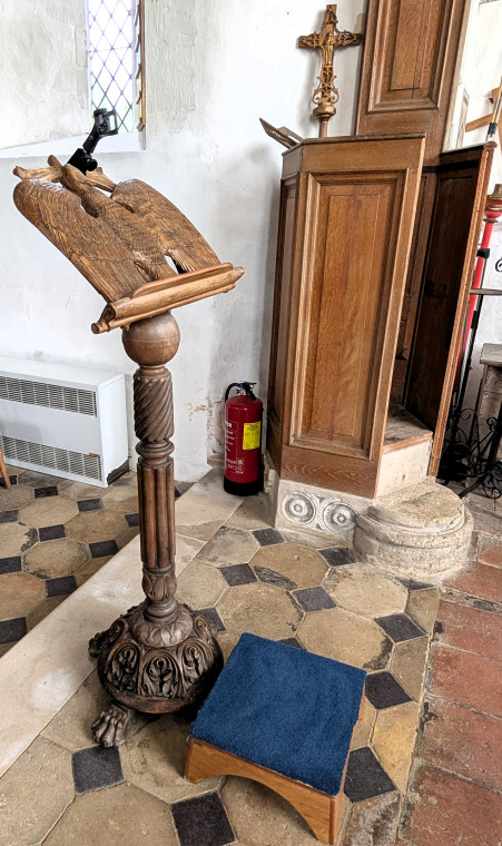 Tilty Church Lectern 17 June 2025 Copyright: William George