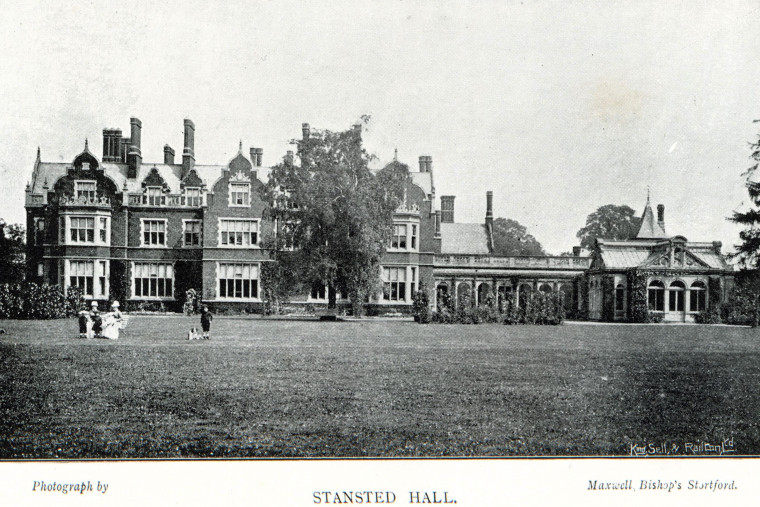 Stansted Hall Country Seat 1897 Photograph Copyright: William George