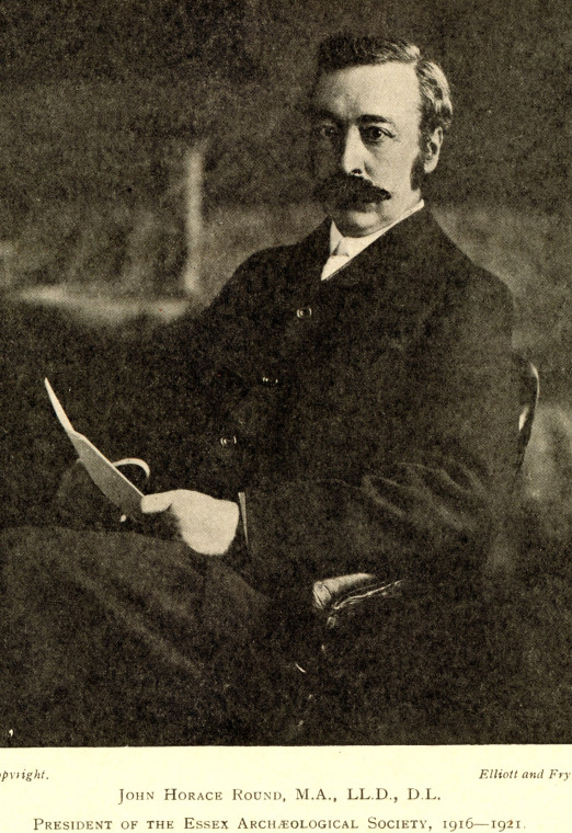 John Horace Round 1854 to 1928 Historian Copyright: Portrait