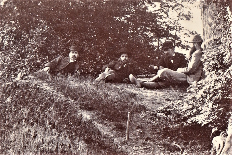 Ambresbury Banks Section 1881 Photograph Detail Copyright: William George