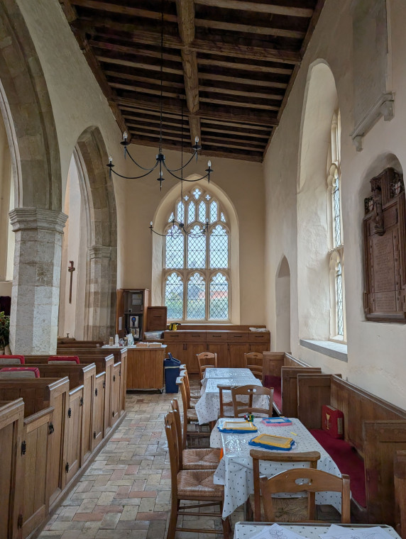 Great Bromley Church North Aisle and Kitchen 15 November 2025 Copyright: William George