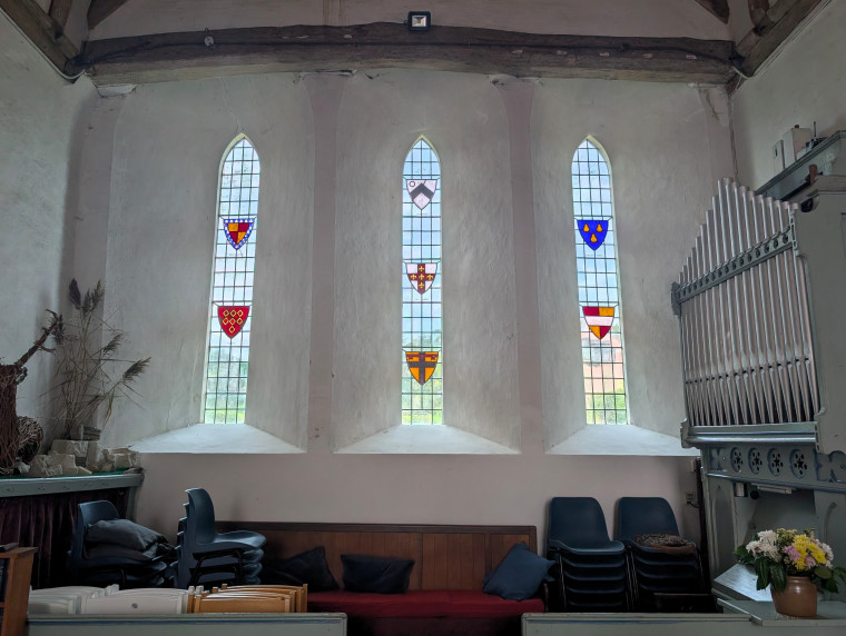 Tilty Church Triple Lancet Windows 17 June 2025 Copyright: William George