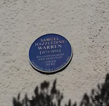Former home of S.H. Warren (plaque) Copyright: Mike Howgate