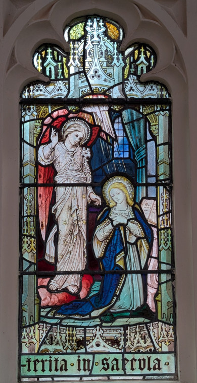 Great Bromley Church Stained Glass St Mary and Angel 2025 Copyright: William George