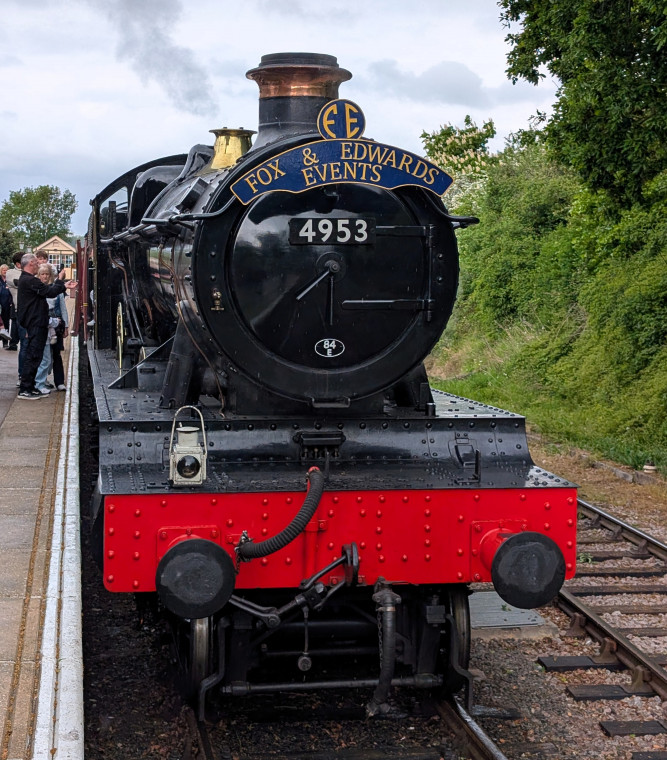 Ongar Station Steam Train 5th May 2025 Copyright: William George