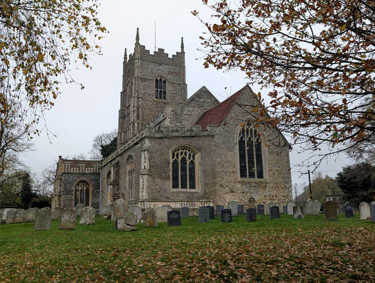 Great Bromley Church East End and Tower 15 November 2025 Copyright: William George