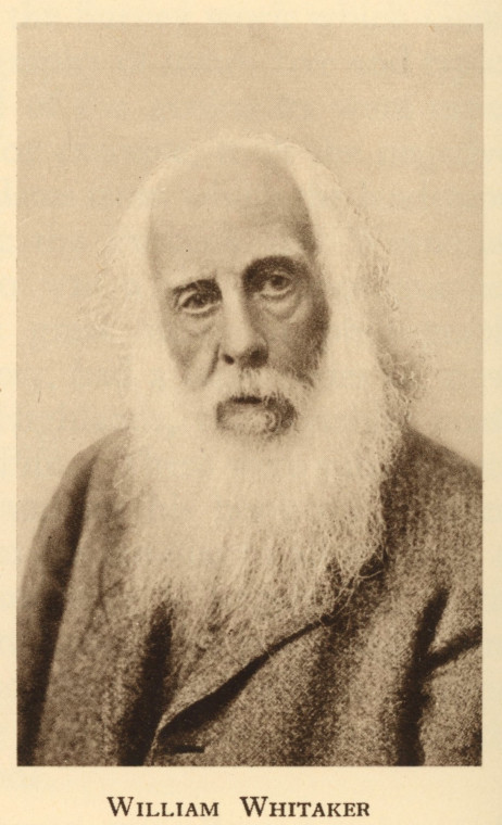 William Whitaker 1836 to 1925 Geologist Flett 1937 Copyright: Flett 1937
