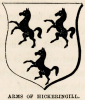 Wix Church Coat of Arms Suckling 1845 