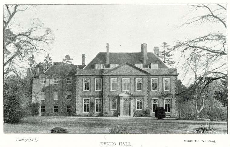Dynes Hall Country Seat 1897 Copyright: William George
