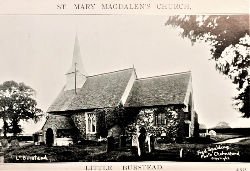 Little Burstead St Mary Magdalen Church post card Copyright: William George