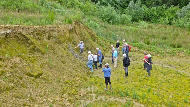 Marks Tey Brick Pit - ERMS and EFC joint field visit Copyright: Ian Mercer