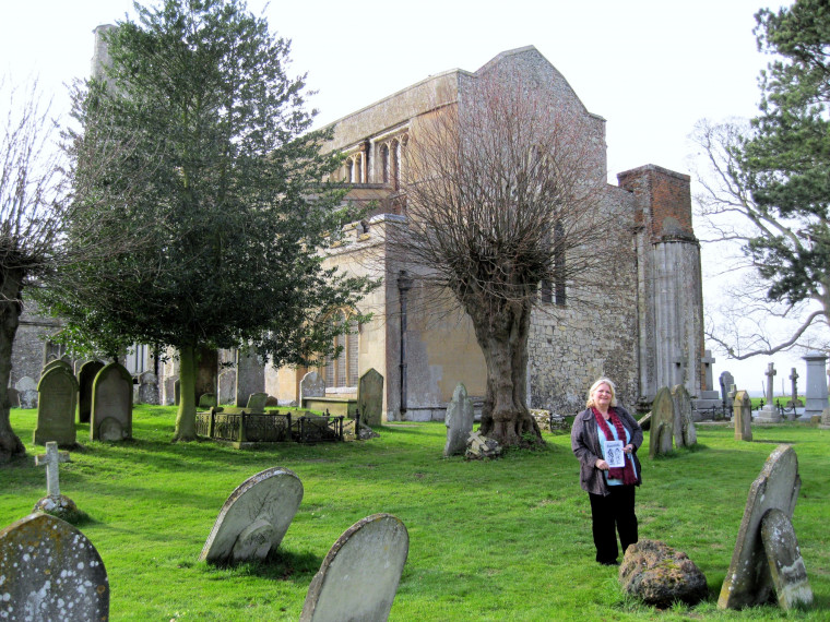 Hatfield Broad Church Herts Puddingstone Boulder 2 20 March 2011 Copyright: William George