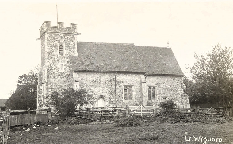 Little Wigborough Church Postcard Copyright: William George