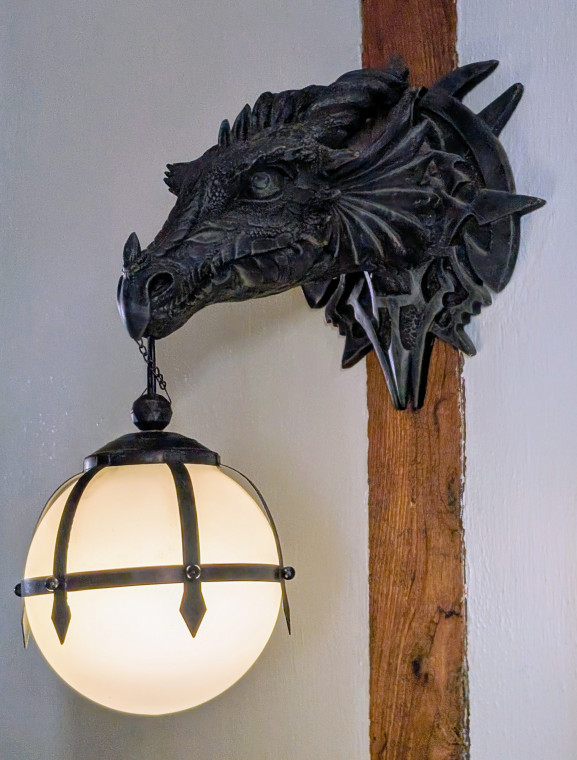 White Hart Hotel Globular Lamp 10 May 2025 Copyright: William George