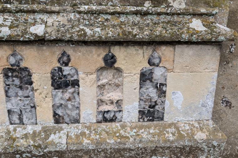 Great Bromley Church Flushwork 15 November 2025 Copyright: William George