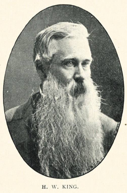 Henry William King 1816 to 1893 Antiquary Portrait Copyright: Essex Review 1894