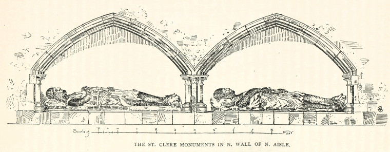 Danbury Church St Clere Monument 1893 Copyright: Wykeham Chancellor