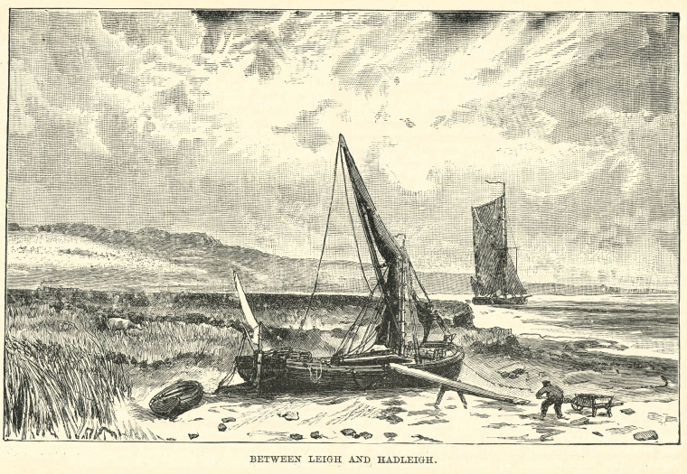 Between Leigh and Hadleigh Lindley 1898 Copyright: Essex Holidays Lindley 1898