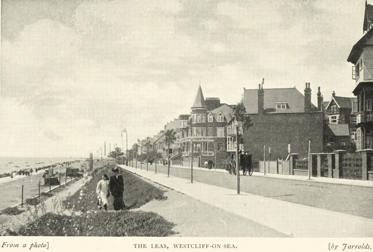Westcliff The Leas J D Rose 1910 Copyright: T Northcott Spurll Southend 1910