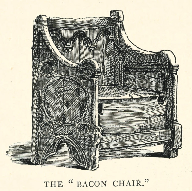 Little Dunmow Bacon Chair Barrett 1892 Copyright: C R B Barrett Essex Highways 1892