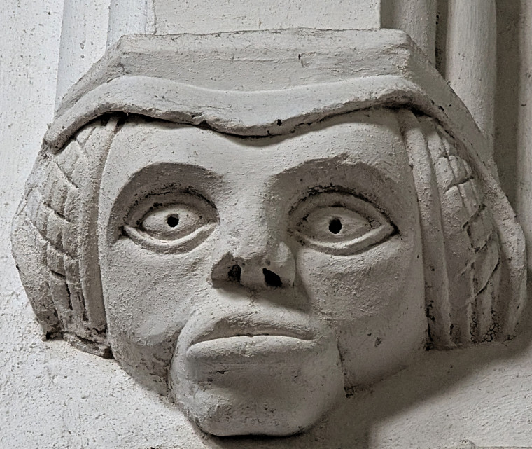 Clavering Church Corbel 5 5 August 2025 Copyright: William George