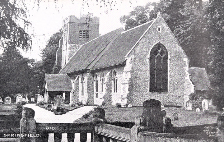 Springfield Church Post Card Copyright: William George