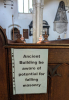 Hatfield Broad Oak Church Uneven Floor Sign 2025  