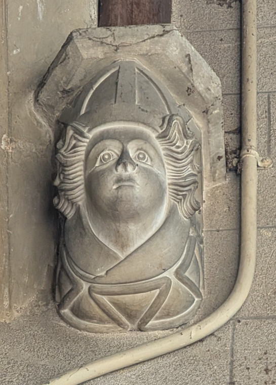 Hatfield Broad Oak Church Carved Head Corbel 2 27 June 2025 Copyright: William George