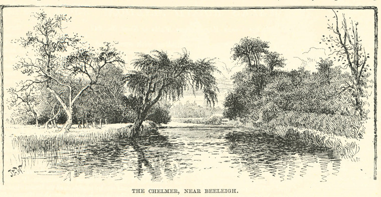 Beeleigh near the Chelmer Essex Holidays Lindley 1898 Copyright: JFW