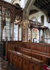 Bocking Church Interior looking across rood screen 7 Oct 2025