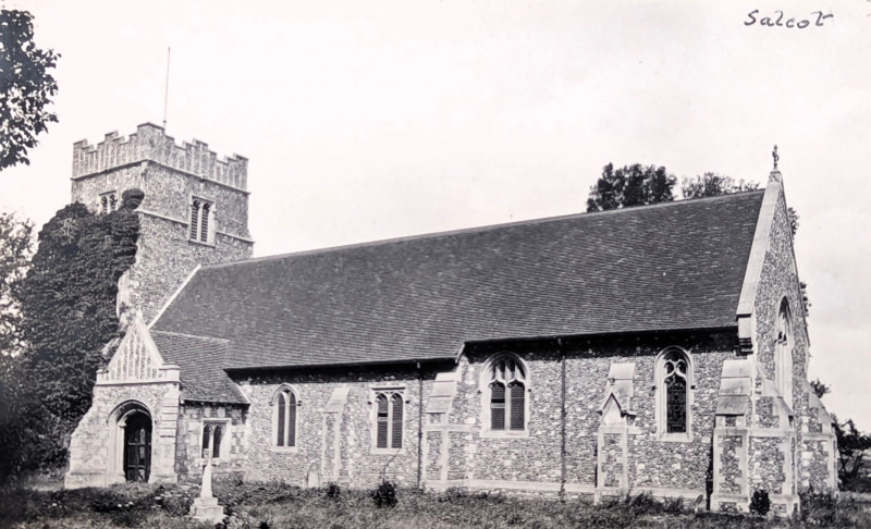 Salcott Church Post Card Copyright: William George