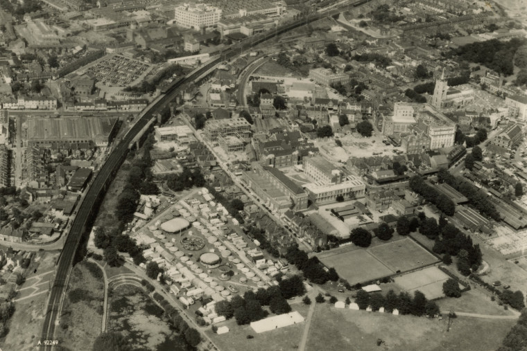 Chelmsford Aerial View  Post Card Copyright: William George