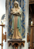 Bocking Church Mary and Child Statue detail 7 October 2025 