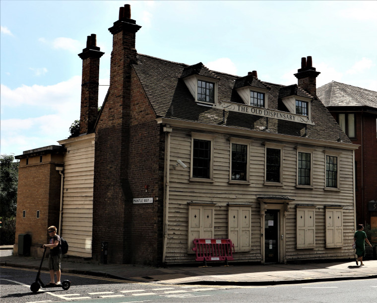 Old Dispensary Romford Road Stratford Webbs Photo Copyright: William George