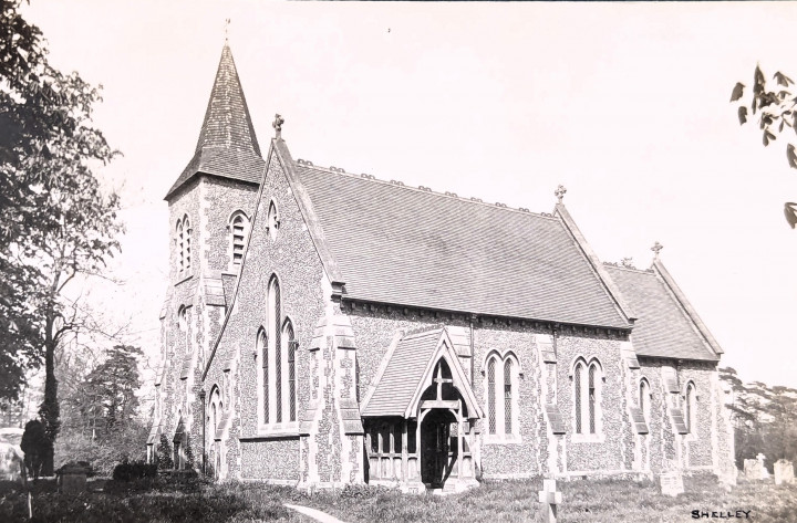 Shelley Church Post Card Copyright: William George