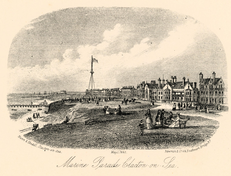Clacton Marine Parade1880 Nunn and Ubsdell Copyright: Nunn and Ubsdell 1880