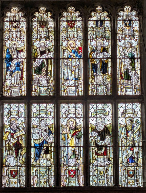 Castle Hedingham Church Five Light Window 8 August 2025 Copyright: William George