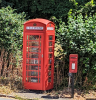 Wendens Ambo Post Box and Phone Box 7 August 2022 