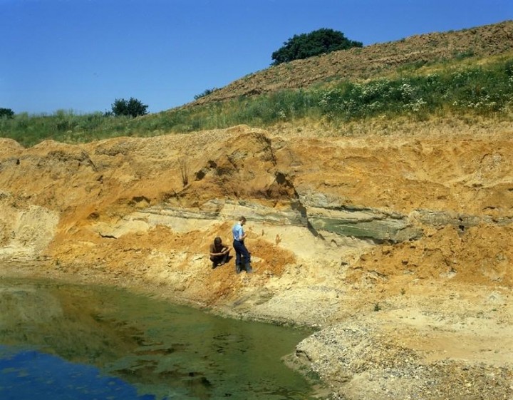 Ardleigh Gravel Pit in 1975 (general view) Copyright: British Geological Survey (P211861)