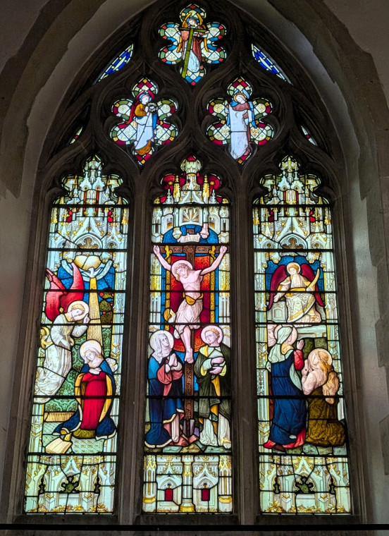Fryerning Church Stained Glass 1  31st May 2025 Copyright: William George
