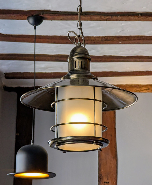 Witham White Hart Hotel Round Lamps 10th May 2025 Copyright: William George