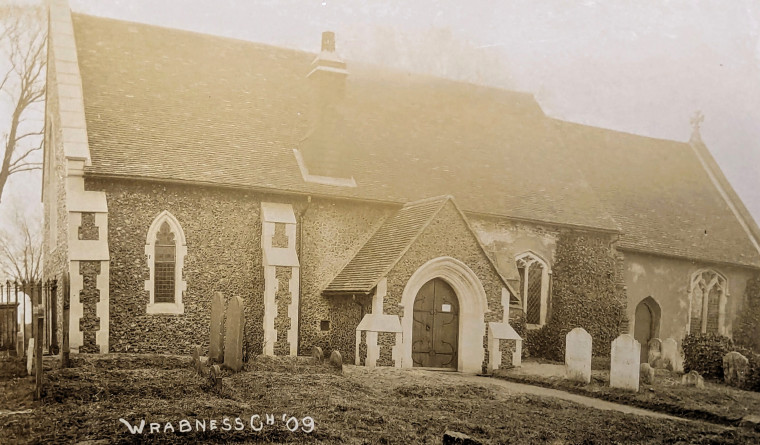 Wrabness Church Post Card Copyright: William George