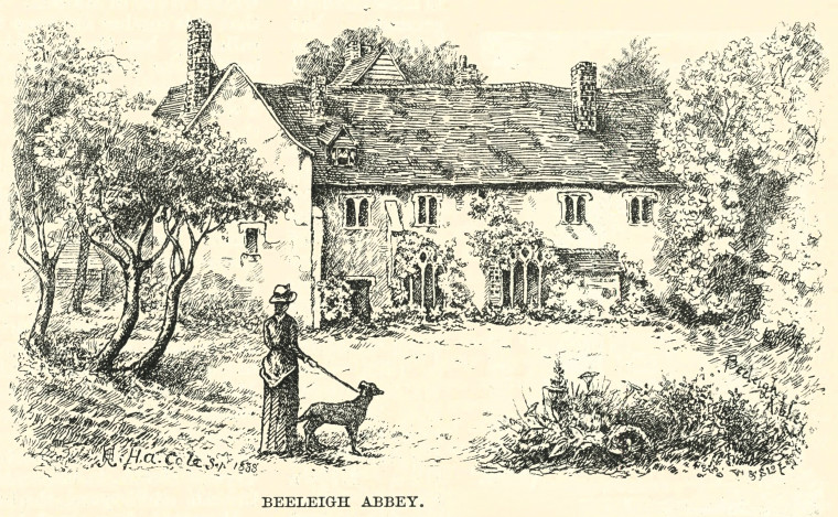 Beeleigh Abbey Essex Holidays Lindley 1898 Copyright: H A Cole 1888